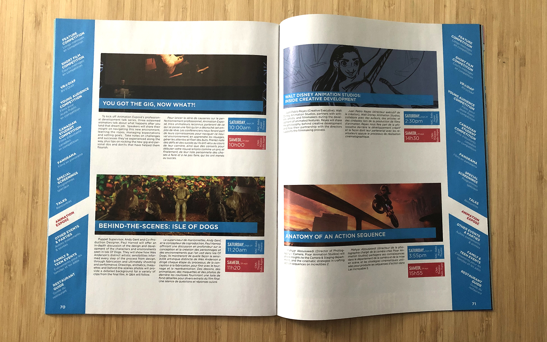 An image of the Animation Expose section.