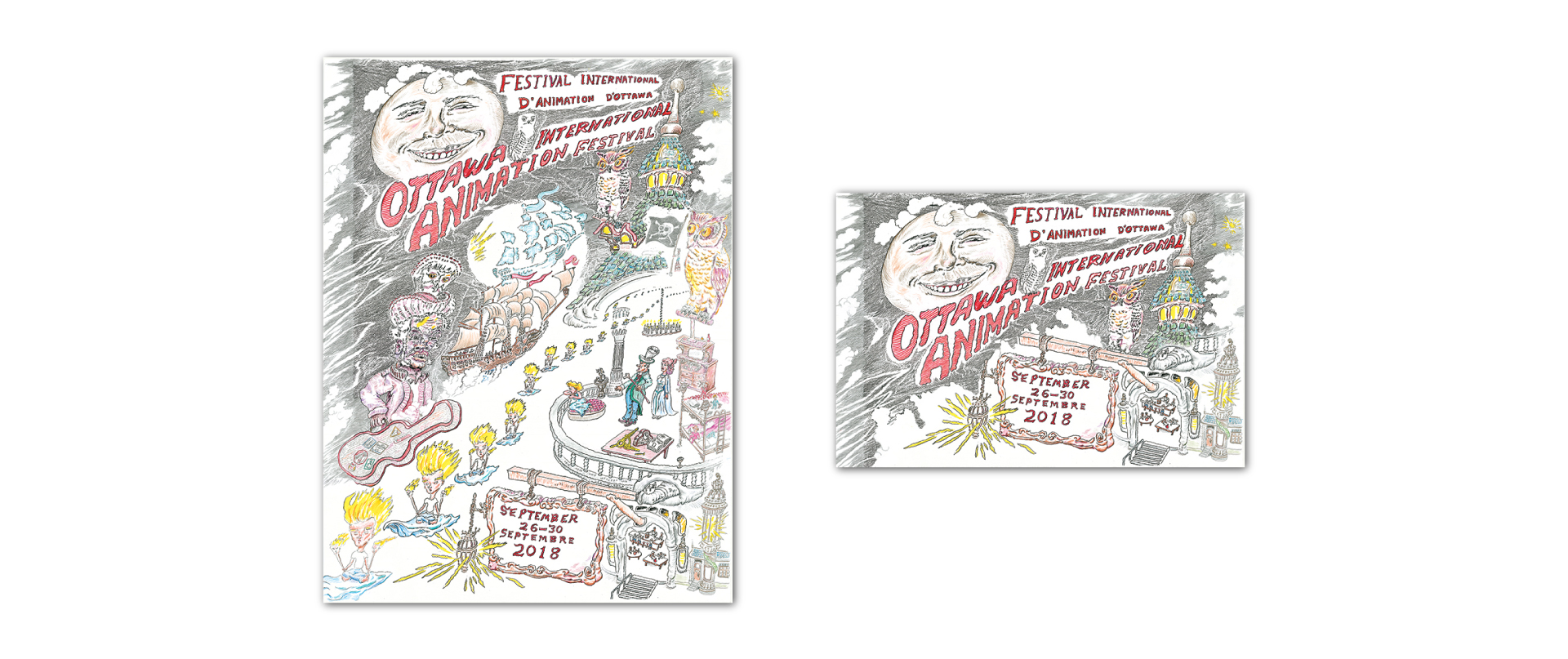 Images of various advertisement layouts.